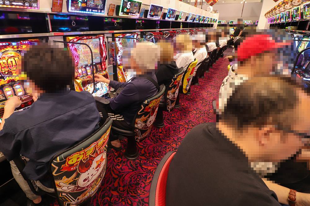 モナコパレス白山店 スロットコーナーの様子
